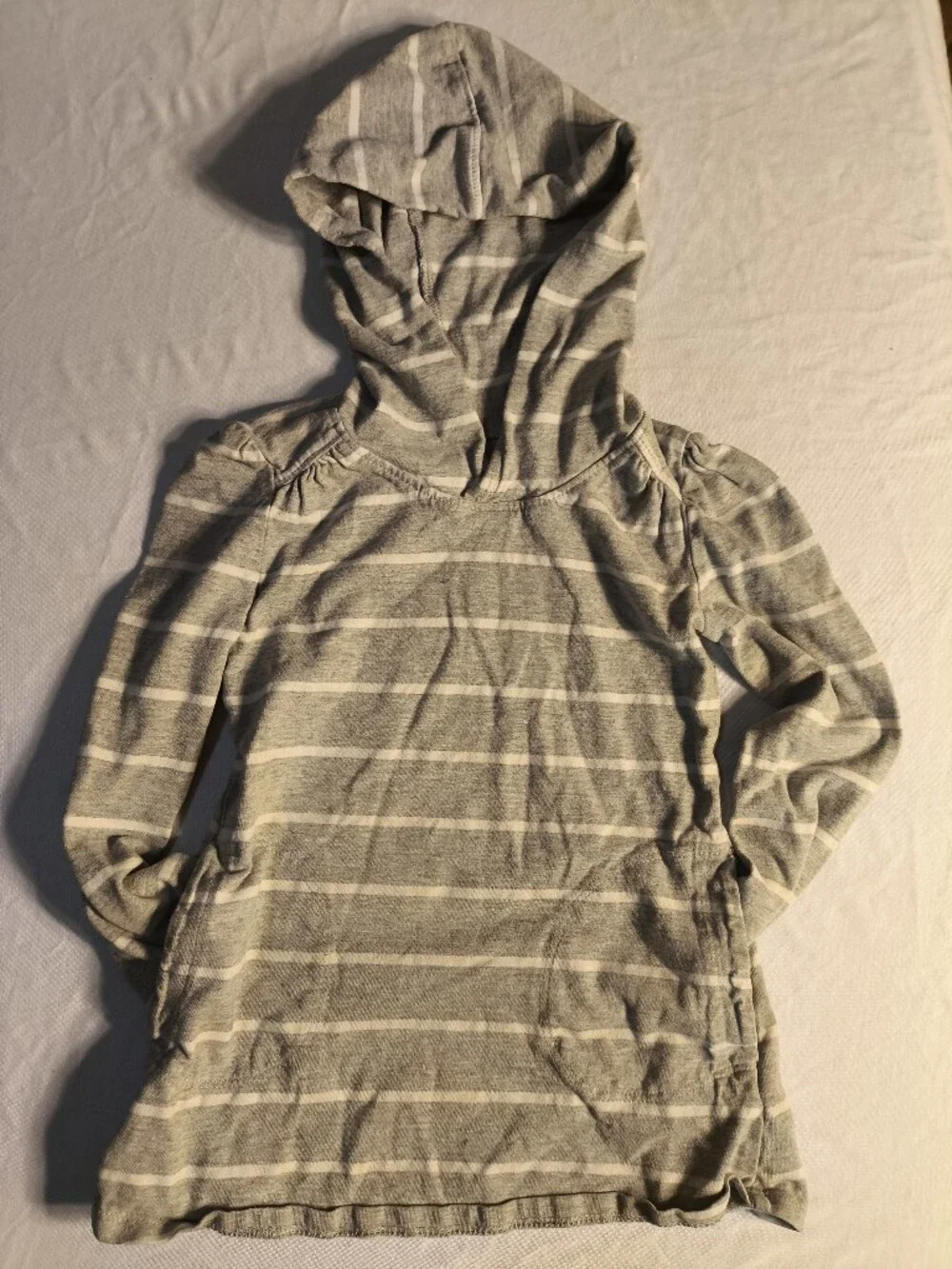 Gray Striped Hoodie 4